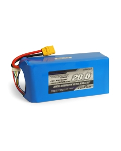 Turnigy 20000mAh 6S 22.2V 40C LiPo Battery w/XT90-High Endurance LiPo for RC Cars Plane Boats & Drones