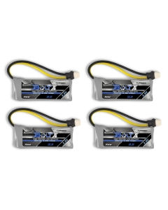 Turnigy BoltX LiHV 1S 300mAh 3.8V 80C LiPo Battery Pack w/BT2.0 for Whoop & Micro drone(4 Pack)