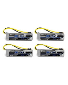 Turnigy BoltX LiHV 1S 500mAh 3.8V 80C LiPo Battery Pack w/BT2.0(4 Pack)