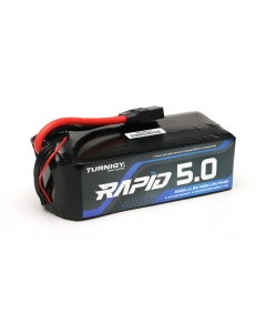 Turnigy Rapid 6S 5000mAh 22.2V 100C Lipo Battery w/XT90 for RC cars