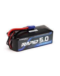 Turnigy Rapid 6S 5000mAh 22.2V 100C Lipo Battery w/EC5 for RC cars