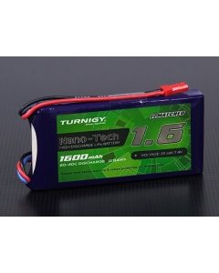 Turnigy Nano-Tech 1600mAh 2S1P 20~40C LiPo Pack w/JST Connector