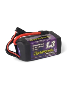 Turnigy Graphene 1300mAh 6S 22.2V 100C LiPo Battery Pack w/XT60 Connector (450 helicopter HK/Trex/Rave/E4 etc)