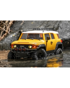 FMS (RTR) 1:18 Toyota FJ Cruiser 4WD Rock Crawler w/Tx, LiPo & Charger (Yellow/White)