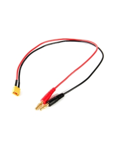 XT30U Silicone Charge Lead with 4mm Banana Plugs 