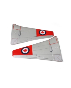Durafly D.H.100 Vampire V3 "RCAF Silver Edition" Replacement Wing Set (1pr)