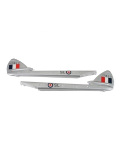 Durafly D.H.100 Vampire V3 "RCAF Silver Edition" Replacement Tailboom Set (1pr)