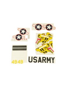 Durafly P-40 Warhawk V2 1100mm Replacement Decal Set