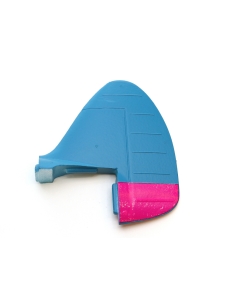 Durafly Goblin Racer 820mm Replacement Fin/Rudder Assembly Pink/Blue/Black