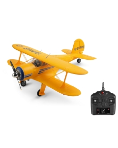 XK (RTF) A300 Beechcraft D17S Staggerwing w/2.4GHz 4ch Tx & 6-Axis Gyro EPP 550mm (Yellow)