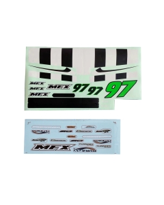 Durafly MFX Racer Replacement Decal Set (Green)