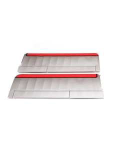 Durafly Tundra V3 "Inspire" Replacement Wing Set w/Ailerons & Control Horns (Red/Silver)