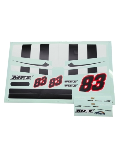 Durafly MFX Racer Replacement Decal Set (Orange)