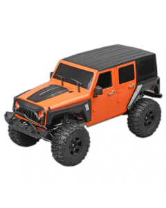 MNRC (RTR) MN222 1/10th Scale 2.4GHz 4WD Rock Crawler Off-Road Truck w/LED Lights & 90mm Metal Shock-Absorbers (Orange)
