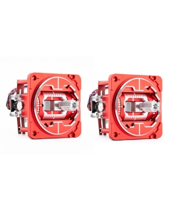 Helloradiosky 2×V14/V16 CNC Metal Hall sensor Sensor Gimbal Red