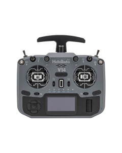Helloradiosky V14MAXR9 ELRS 14 Channel CNC Metal RDC 90 2.4GHz Transmitter Grey&Black