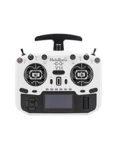 Helloradiosky V14MAXR9 ELRS 14 Channel CNC Metal RDC 90 2.4GHz Transmitter White&Black