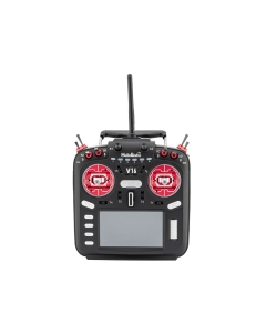 Helloradiosky V16MAX ELRS 16 Channel CNC Metal Hall sensor 2.4GHz Transmitter Black&Red