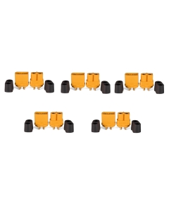 5 Pair XT60H Plug Connectors Male and Female with Sheath