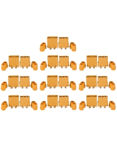 10 Pair XT90H Plug Connectors Male and Female with Sheath