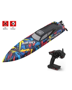 VolantexRC  Vector SR90 ARTR 70km/h Brushless motor with Auto Roll Back Function All Metal Hardwares 900mm 35.4" RC Boat  79805-Graffiti
