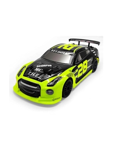RACENT Racing Car 1/14 Scale Drift Car 4WD Brushed  RTR EXAC00609G, Green