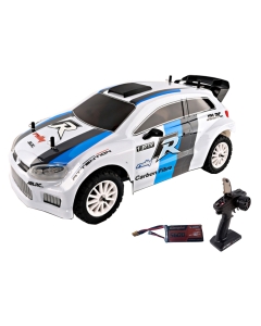 JIABAILE 1004 1/10 Scale High Speed Rally Car 4WD Brushless RTR , Blue&White