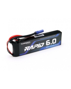 Turnigy Rapid 2S 6000mAh 7.4V 100C Lipo Battery w/EC5 for RC cars