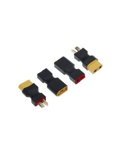 2 Pair XT60 to T Plug Male and Female No Wires Connector Adapter