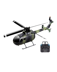 RC ERA C186 (RTF) B0-105 Flybarless RC Helicopter w/Tx, 6-Axis Gyro & Barometric Altitude Hold (Green/Grey Camouflage)