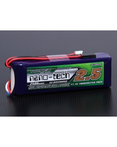 Turnigy nano-tech 2500mAh 3S1P 5~10C Transmitter Lipo Pack