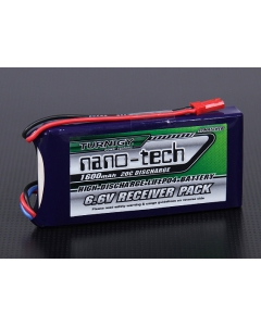 Turnigy nano-tech 1600mAh 2S1P 20~40C LiFePo4 Receiver Pack