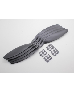 GWS Stile Slowfly dell&#39;elica 12x3.8 Black (CCW) (4 pezzi)