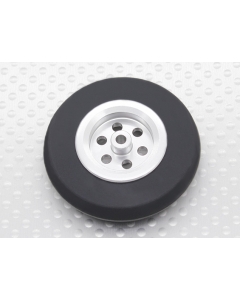 Turnigy Scale Jet Alloy Wheel Thin w/Rubber Tire (45mm)