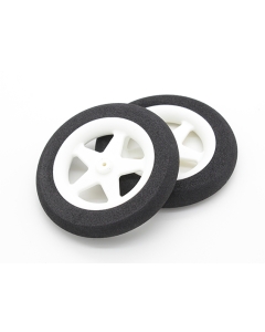 Ruota schiuma leggera a 5 razze (diam: 65mm, Larghezza 10mm) (2pc)