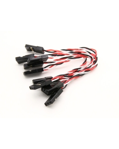 Male-to-Male Silicone Servo Leads 26AWG (JR) 80mm 5pcs/bag