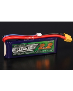 Turnigy Nano-Tech-2200mAh 2S 25 ~ 50C Lipo-Pack