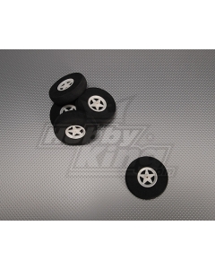 5 ruote a raggi Shock Absorbing D75xH18mm (5pcs / bag)