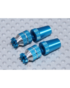 Alloy Anti-Slip TX Control Sticks Short (JR TX Blue)