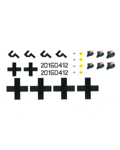 Durafly Me-163B V2 "White 10" Replacement Decal Set