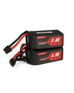 Turnigy APEX 1800mAh 6S 22.2V 180C LiPo Battery Dual Pack with XT60 for 6 inch FPV Drone and Planes