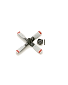 AVIOS C-130 V2 Replacement 6.5x5 4 Blade Std Pitch Propeller w/Backplate & Screw