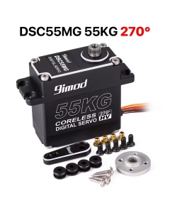 9iMOD DSC55MG-270 HV (8.4V) Waterproof 270° MG Digital Coreless Car/Truck Servo 55kg/0.10sec/78g