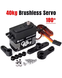9iMOD BLS-HV40KG-180 HV Waterproof 180° MG Digital Brushless Car/Truck Servo 40kg/0.085sec/69.2g 