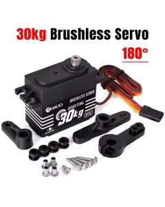 9iMOD BLS-HV30KG-180 HV Waterproof 180° MG Digital Brushless Car/Truck Servo 30kg/0.06sec/69.2g