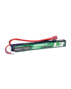 Turnigy-nano-tech-1300mAh-2S-25-50C-Lipo-AIRSOFT-Pack-T-connector-9210000124-0