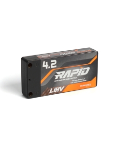 Turnigy Rapid LiHV 4200mAh 2S 7.6V 100C Shorty Hardcase LiPo Battery with 5mm Bullet to XT60 Connector for RC Cars
