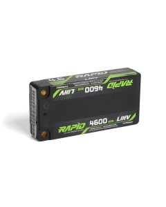 Turnigy Rapid LiHV 4600mAh 2S 7.6V 140C Shorty Hardcase LiPo Battery with 5mm Bullet to XT60 Connector for RC Cars