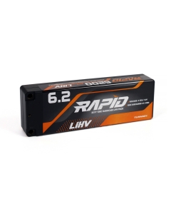 Turnigy Rapid LiHV 6200mAh 2S 7.6V 100C Hardcase LiPo Battery w/XT60 Connector for RC Cars