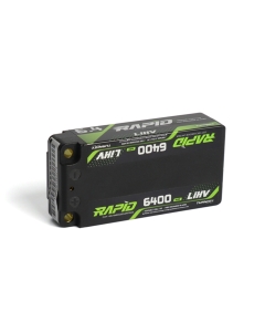 Turnigy Rapid LiHV 6400mAh 2S 7.6V 140C Shorty Hardcase LiPo Battery with 5mm Bullet to XT60 Connector for RC Cars